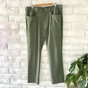 Callaway Golf Olive Green 5 Pocket Trousers P6